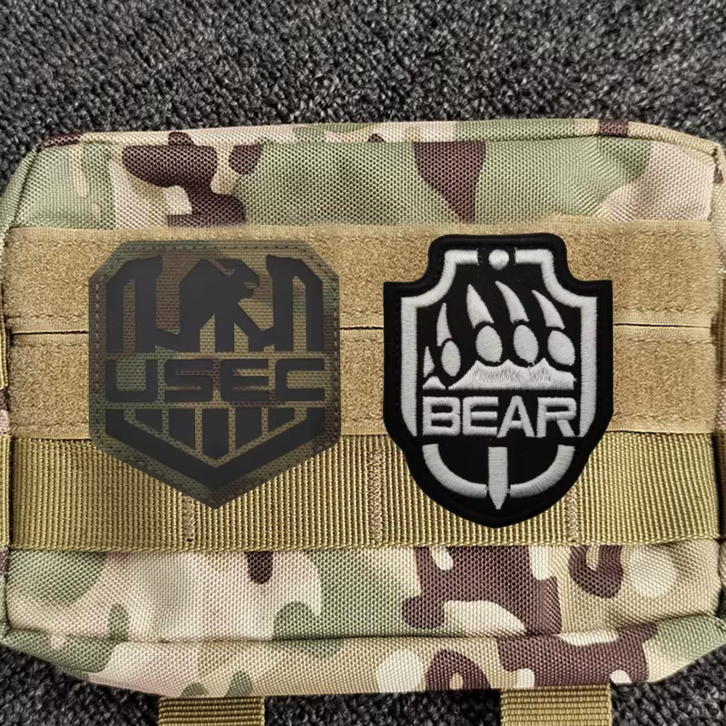 Patch PVC bordado táctico para coser o pegar