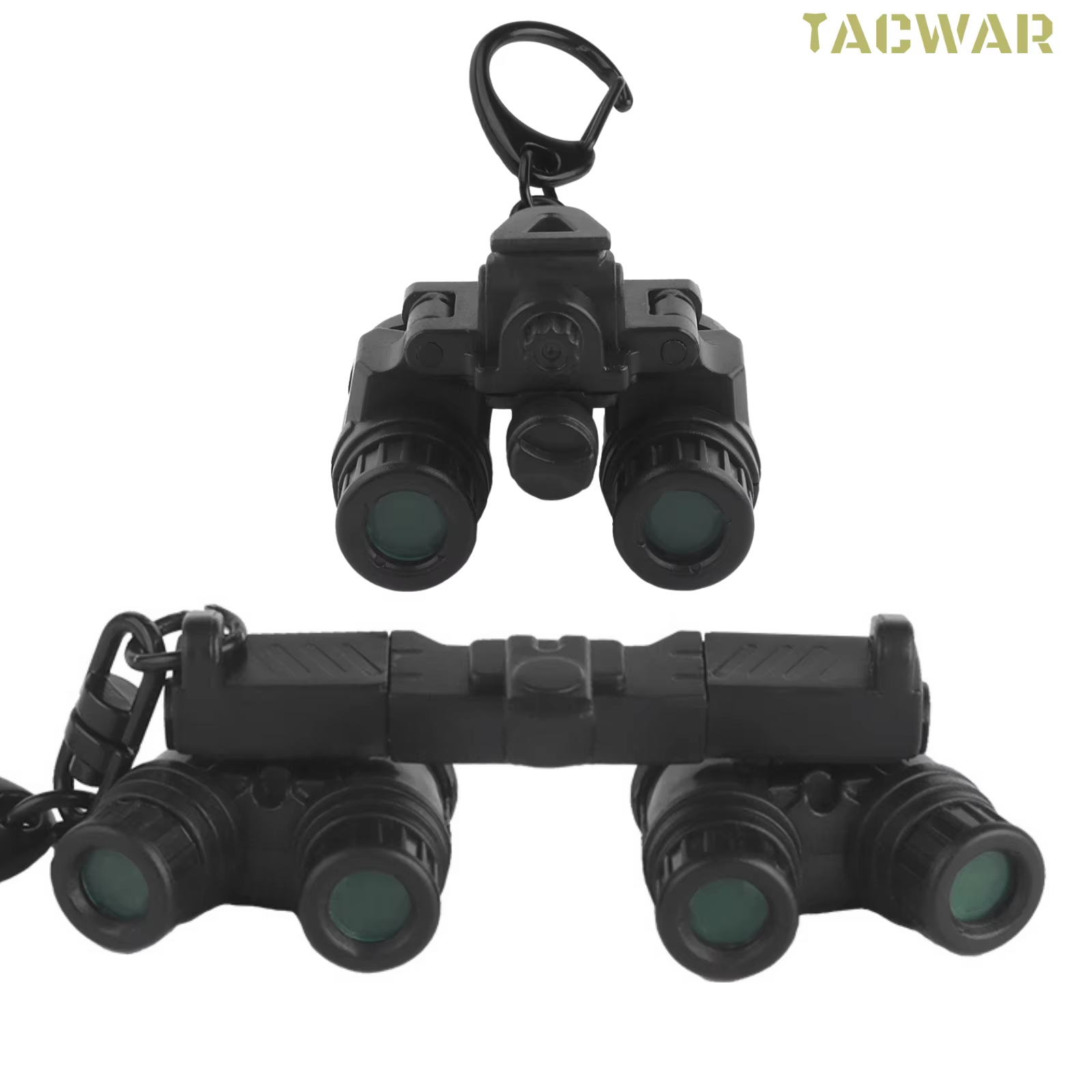 Llavero NVG visión nocturna mini binocular cuatro ojos para caza - imagen 4