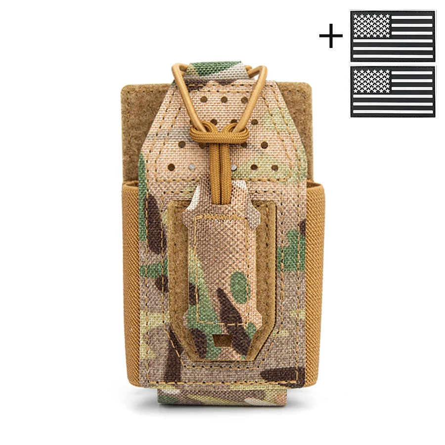 Bolsa táctica walkie talkie transpirable para cintura multifunción - imagen 2