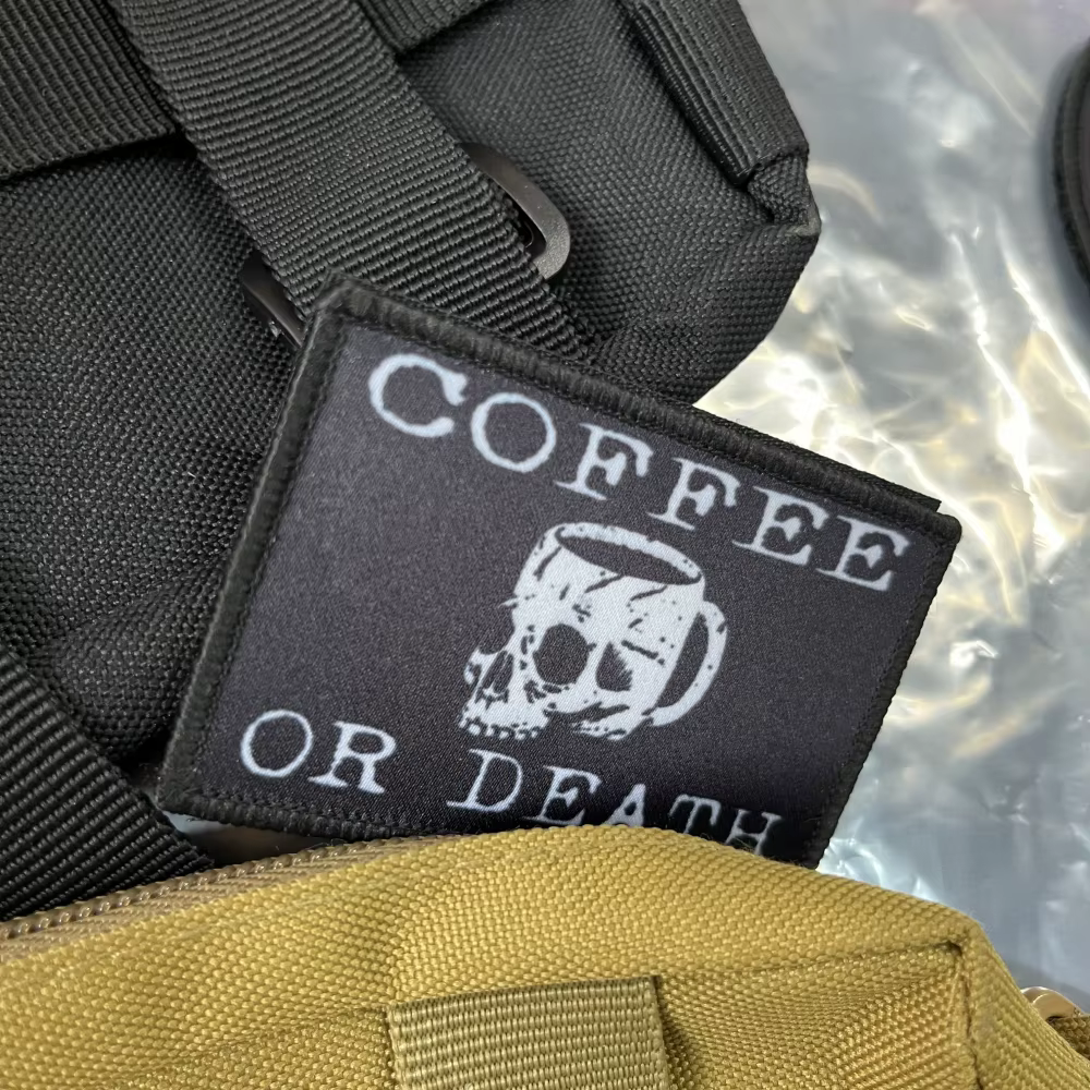 Parche táctico militar con cierre de velcro – Insignia adhesiva tejida - imagen 2