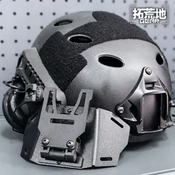 Protector frontal para casco y gorra táctico de cosplay