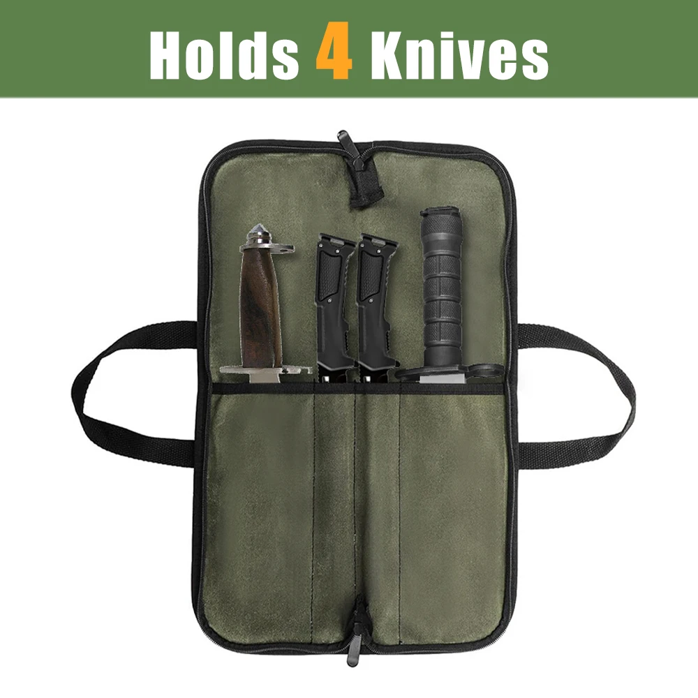 Estuche para cuchillos de exterior ripstop con asa de transporte - imagen 4