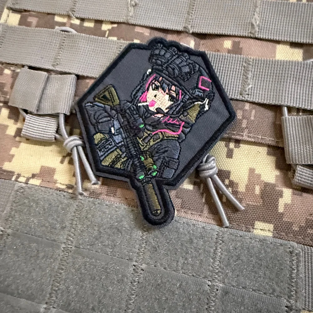 Parche táctico chica visión nocturna – velcro para casco y mochila