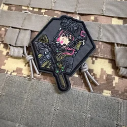 Parche táctico chica visión nocturna – velcro para casco y mochila