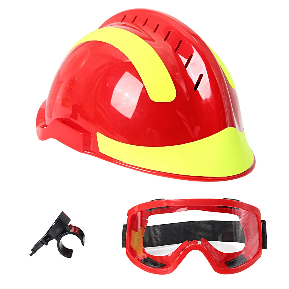 Casco bombero ABS reflectante – Soporte linterna