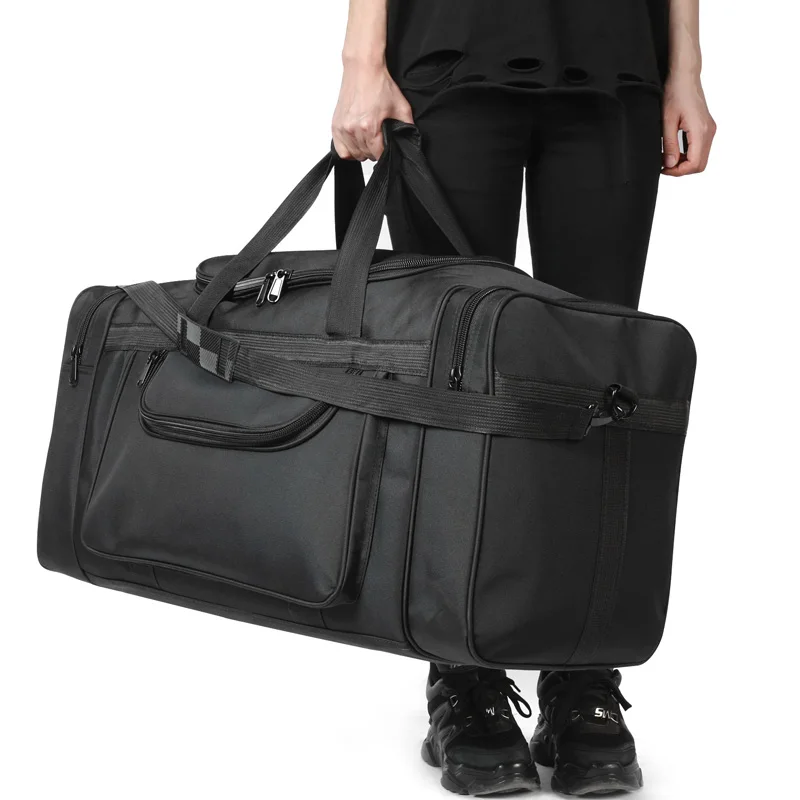 Bolsa de viaje lona gran tamaño unisex para camping y deporte - imagen 3