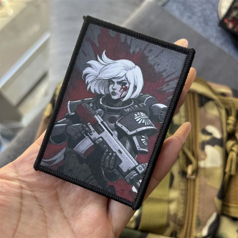 Parche militar táctico estampado gancho y bucle para mochila - imagen 2