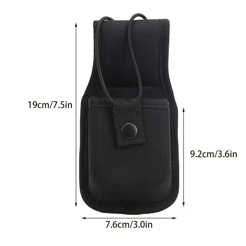 Bolsa táctica MOLLE para walkie-talkie de cintura, nylon ripstop - imagen 4