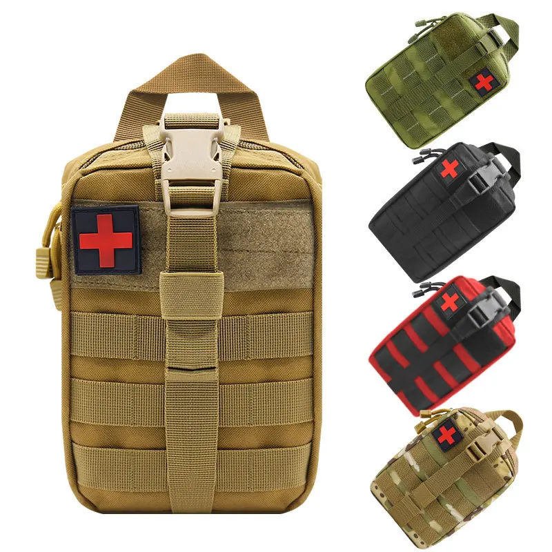 Bolsa táctica botiquín MOLLE EMT para primeros auxilios exteriores SOS