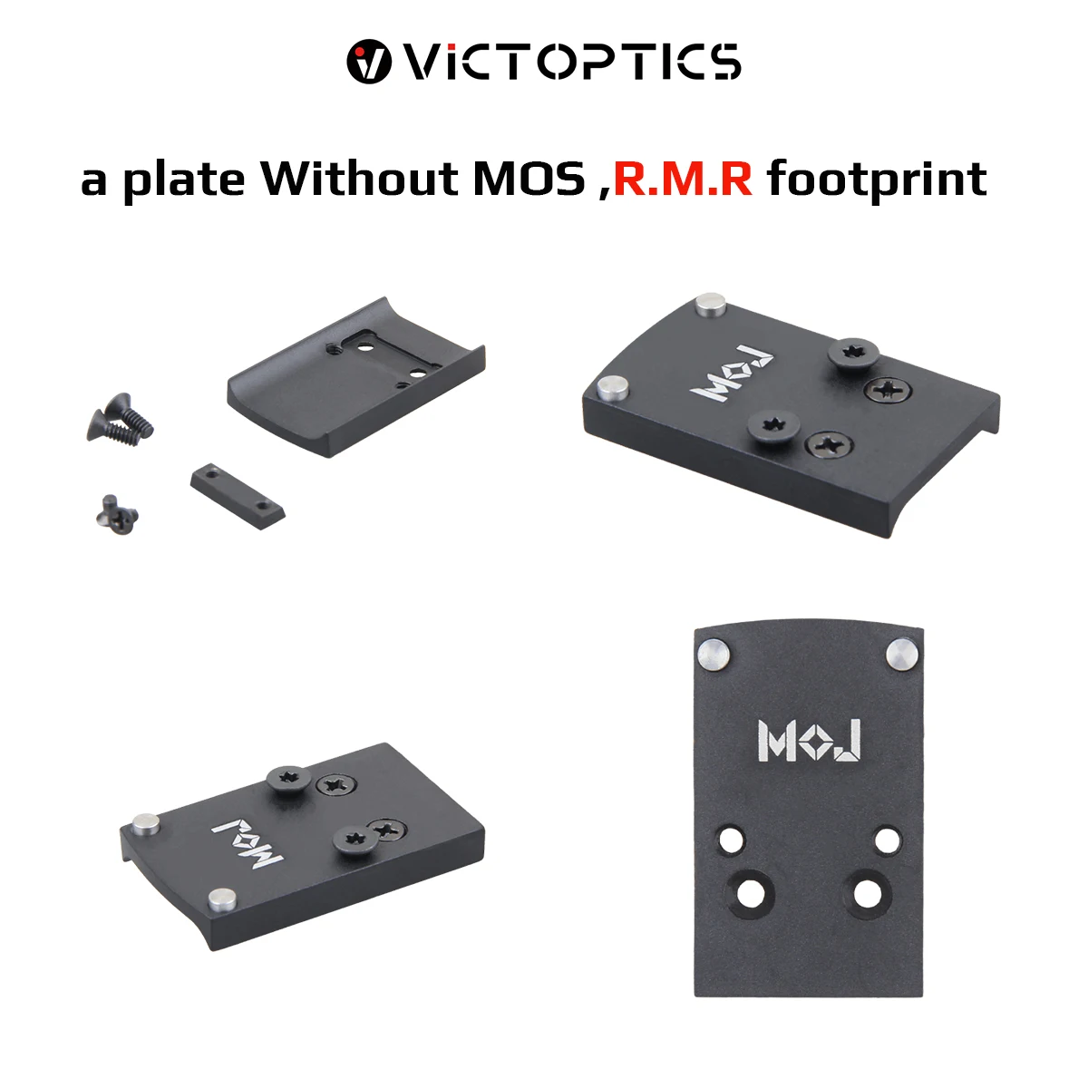 VictOptics placa de montaje red dot de acero para Glock MOS - imagen 3
