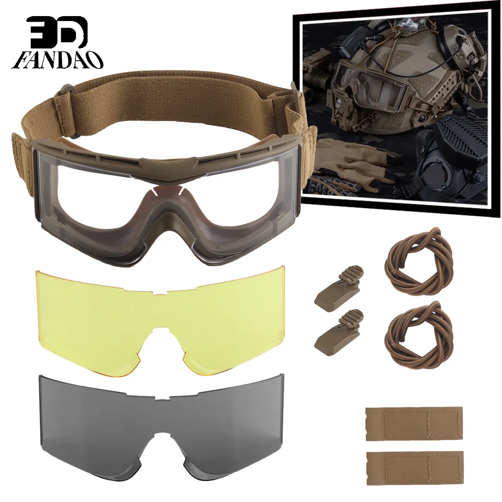 Gafas Airsoft tácticas antivaho y resistentes a impactos - imagen 3