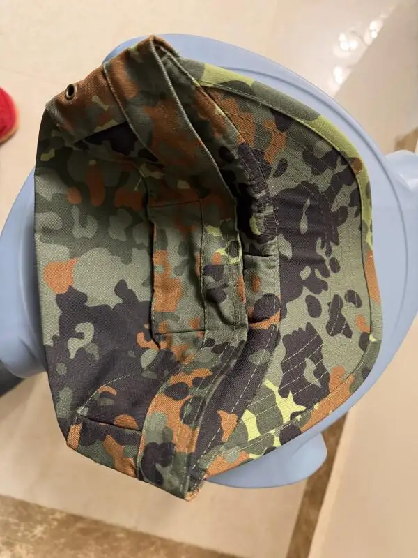 Gorra táctica alemana M43 octogonal camuflaje ripstop montaña - imagen 4