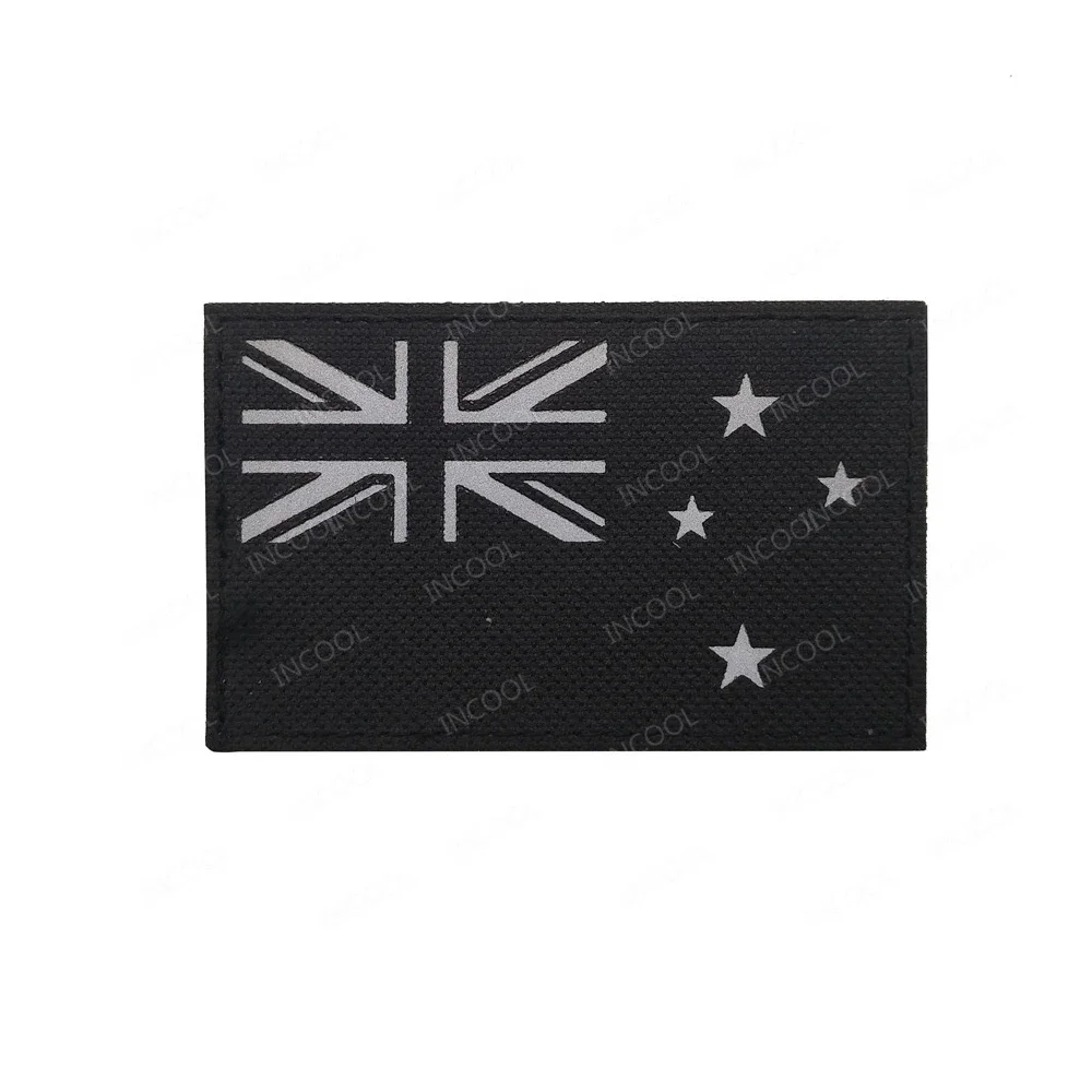 Parche reflectante bandera Nueva Zelanda – Kiwi bordado de PVC - imagen 5