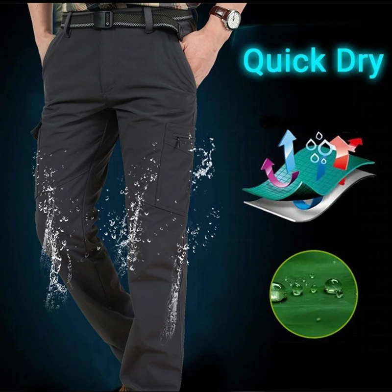 Pantalones cargo tácticos impermeables – Secado rápido - imagen 5