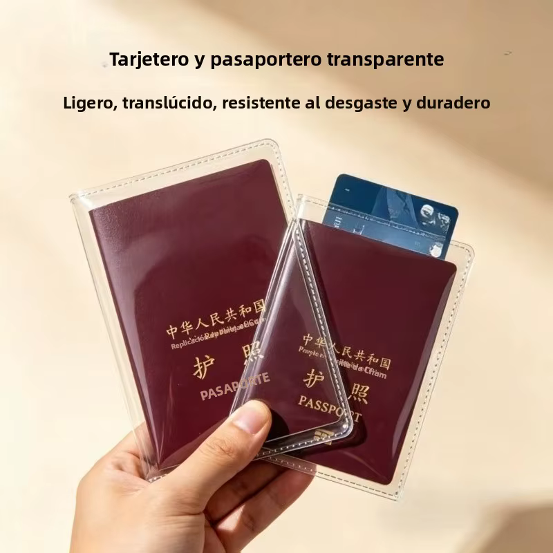 Funda táctica para pasaporte multitarjeta impermeable acabado mate
