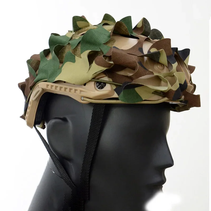 Manta 3D para Casco Táctico FAST – Camuflaje cortado con láser - imagen 4