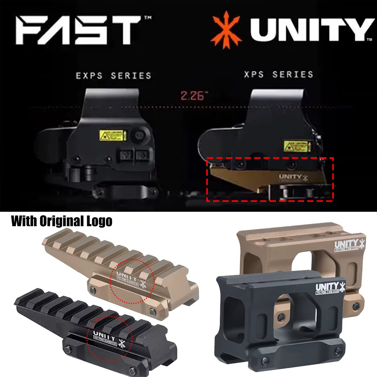 Unity FAST FTC montaje magnificador para EOTech 558 - imagen 3