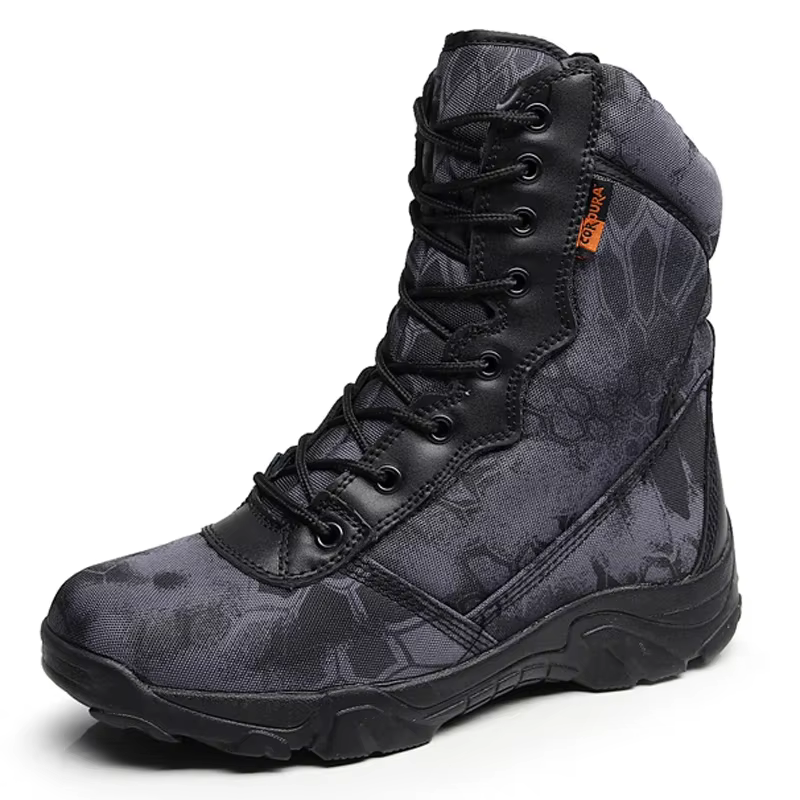 Botas tácticas urbanas de cuero impermeable – Invierno