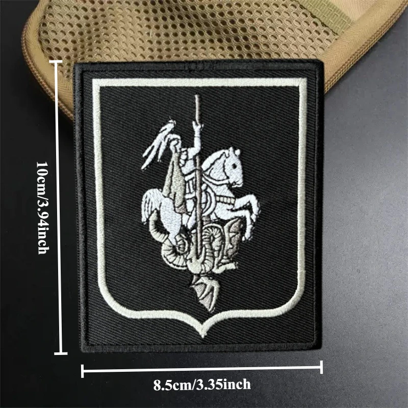 Parche militar bordado Saint George Knight para equipamiento táctico - imagen 3