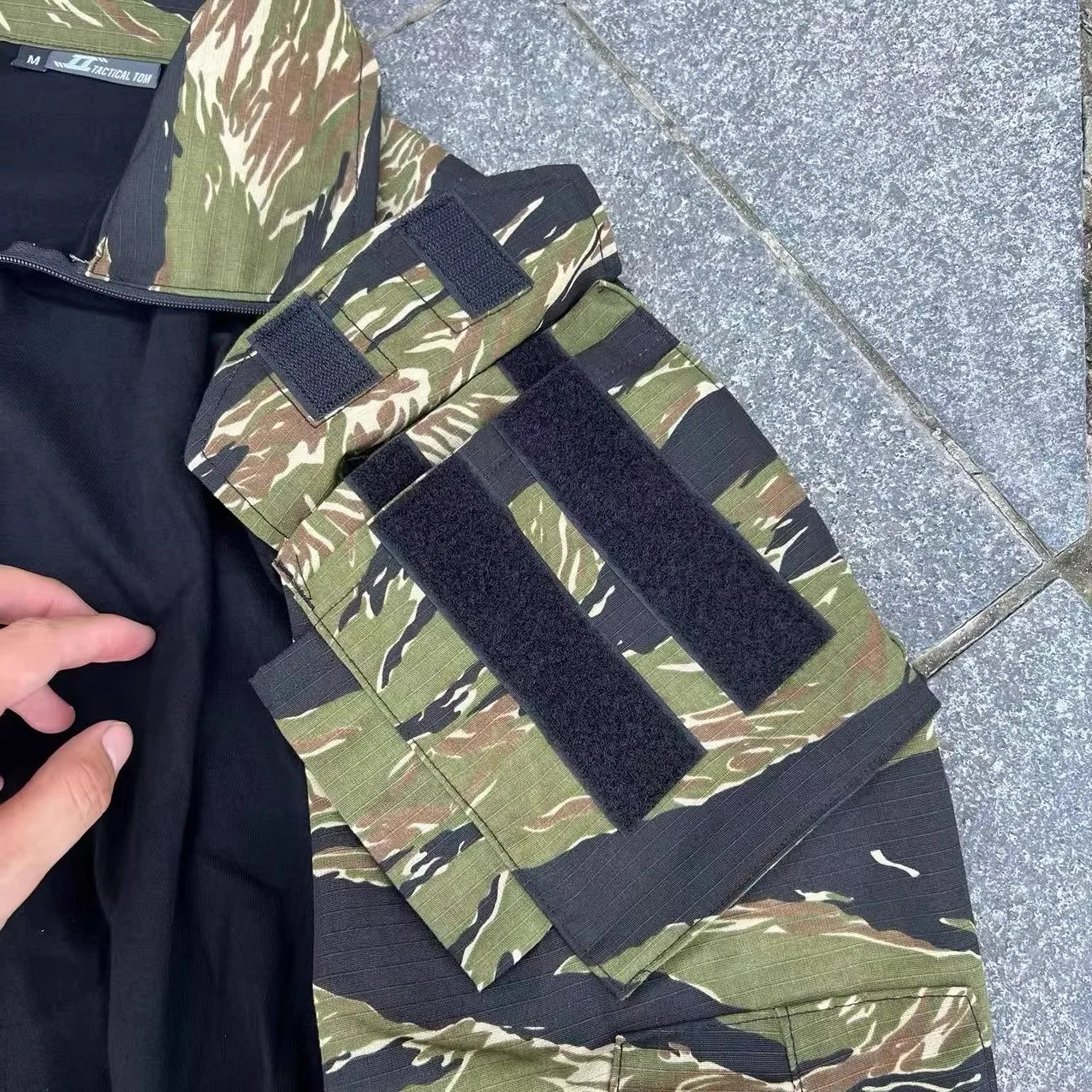 Traje táctico Tom Jungle Tiger Stripe G3 piel de rana CAG - imagen 5