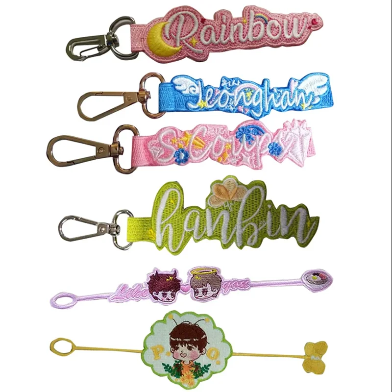 Parche bordado termoadhesivo personalizado para ropa y chaquetas