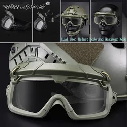 Gafas Tácticas VULPO Protección Outdoor Montañismo Compatible Casco