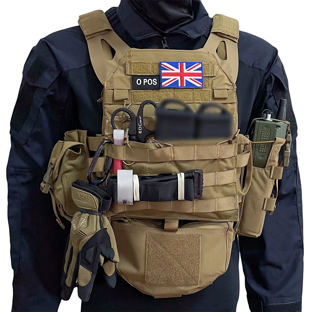 Chaleco táctico JPC de liberación rápida MOLLE Airsoft - imagen 2