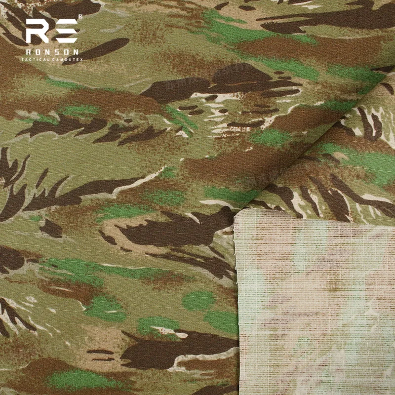 Tela ripstop camuflaje tigre para equipamiento táctico y outdoor - imagen 5
