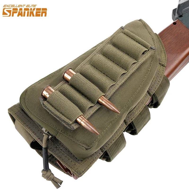 Bolsa táctica reposa mejillas para rifle caza nailon con cremallera