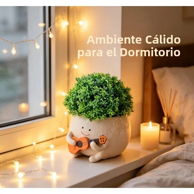 Maceta colgante flor creativa para suculentas y jardín exterior - imagen 4