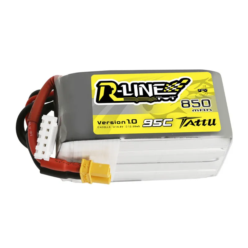 Batería Lipo HOT TATTU 3S 11.1V Conector XT60 para Drones FPV RC - imagen 5
