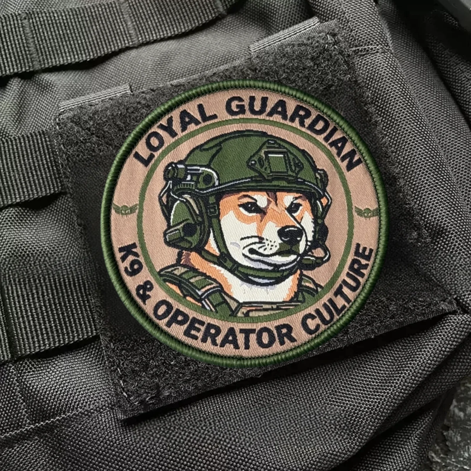 Parche táctico K9 Dog Operator con velcro para chaleco y mochila - imagen 3