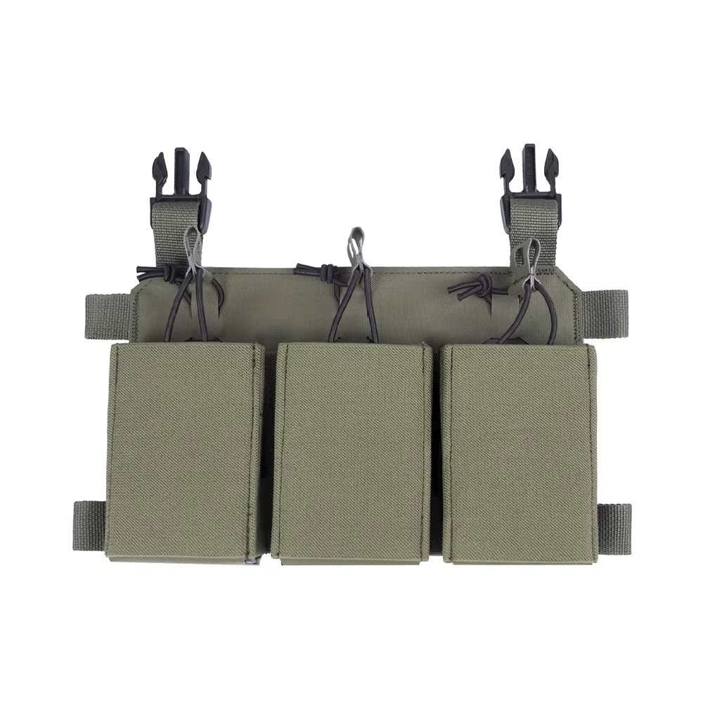 Bolsa táctica MOLLE triple para cargadores y herramientas Airsoft - imagen 2