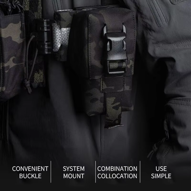 Bolsa táctica MOLLE para controlador de dron, portacargadores - imagen 2