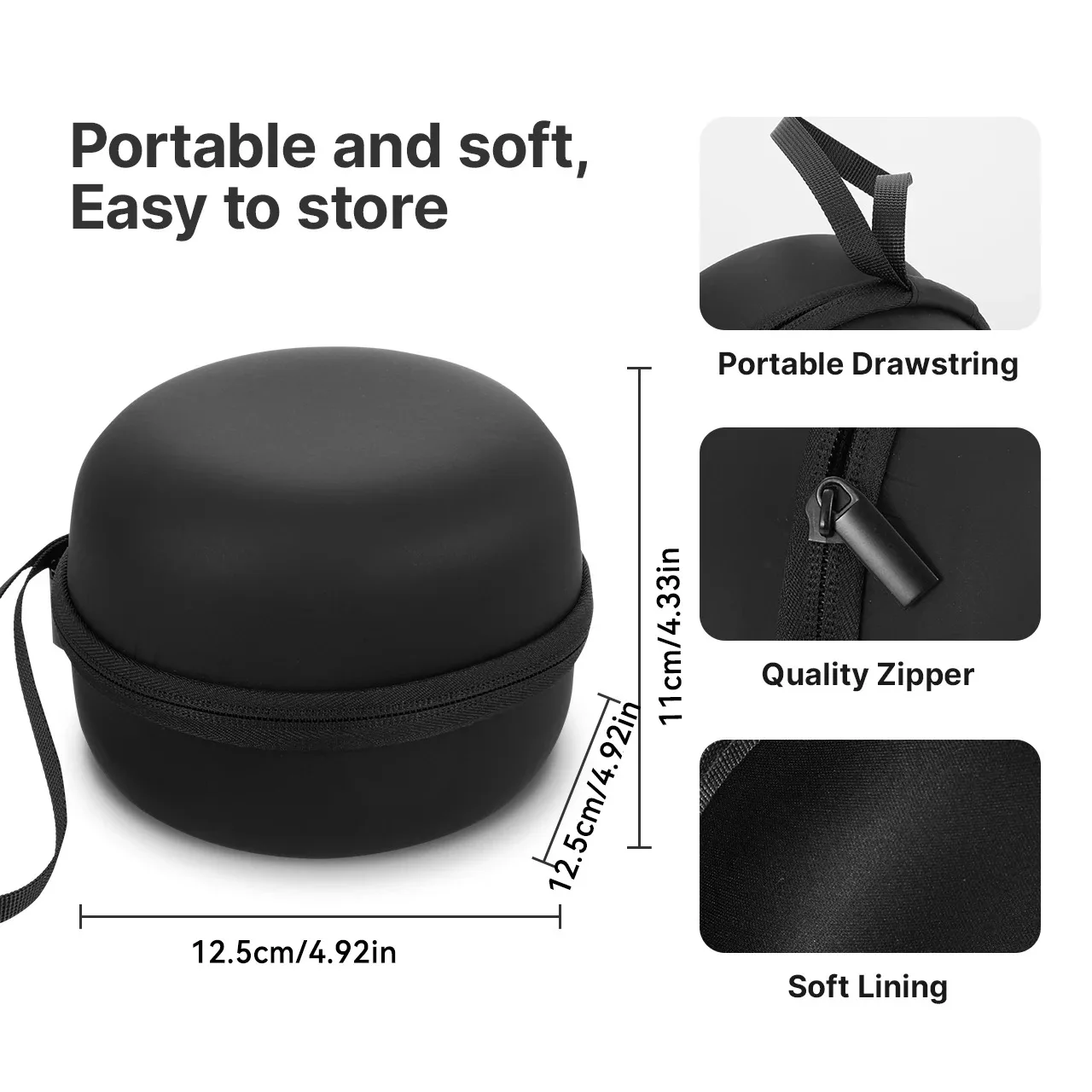 Auriculares tácticos YHKEMA plegables con ANC y funda antimpacto