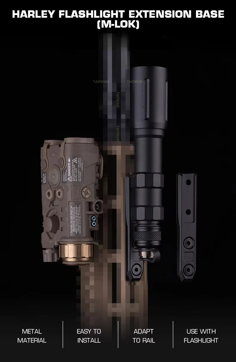 Soporte metálico M-Lok para luz Scout