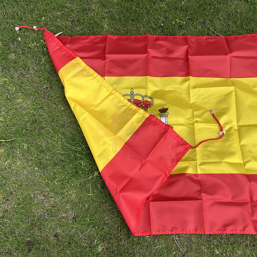 Bandera de España tipo chal de poliéster para hombro y fútbol - imagen 3