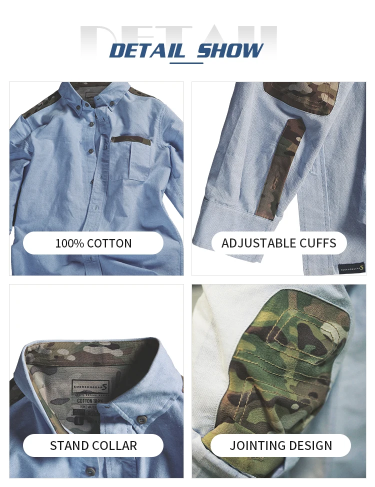 Vista del polo táctico con diseño casual
