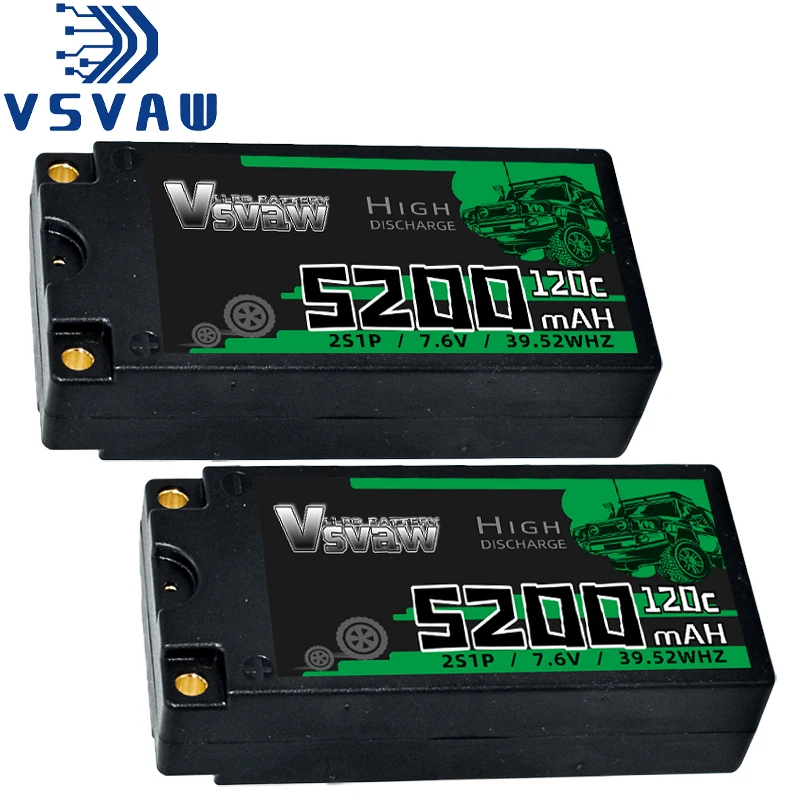 VSVAW Batería LiPo con conector T y carcasa rígida