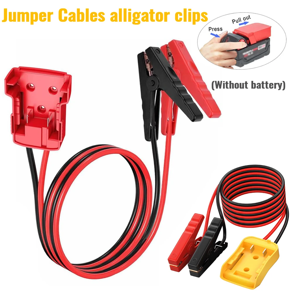 DEWALT Milwaukee adaptador pinzas cocodrilo para cables de arranque - imagen 3