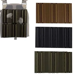 Almohadilla lumbar táctica transpirable con velcro y silicona antideslizante