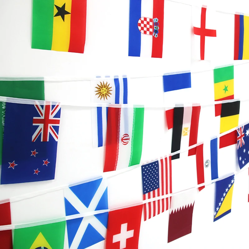 Guirnalda banderas internacionales para Mundial Fútbol 2026 - imagen 4