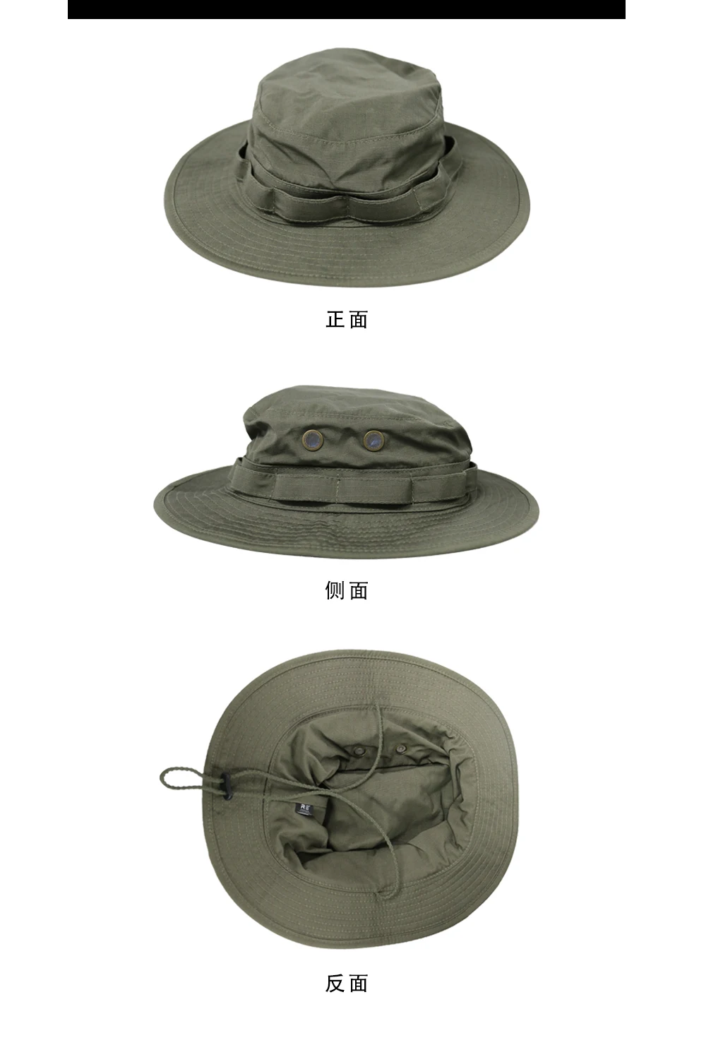Sombrero de pesca transpirable para exteriores hombre, talla grande - imagen 4