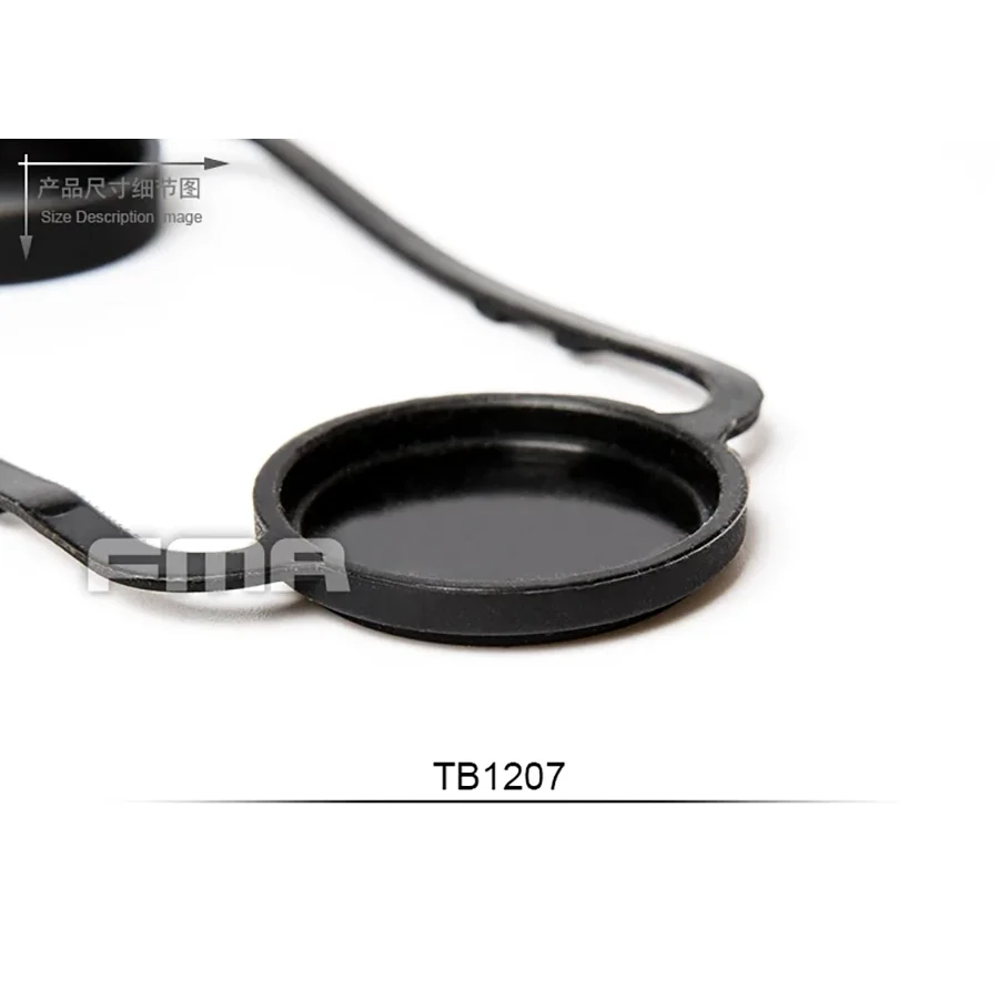 Junta protectora de goma para lentes PVS18 FMA táctica - imagen 4