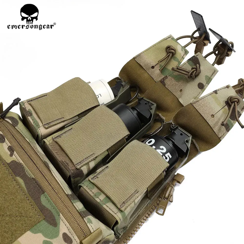 Emersongear V5 Panel Trasero Táctico con Bolsillo GP y Solapa FCPC