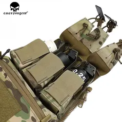 Emersongear V5 Panel Trasero Táctico con Bolsillo GP y Solapa FCPC
