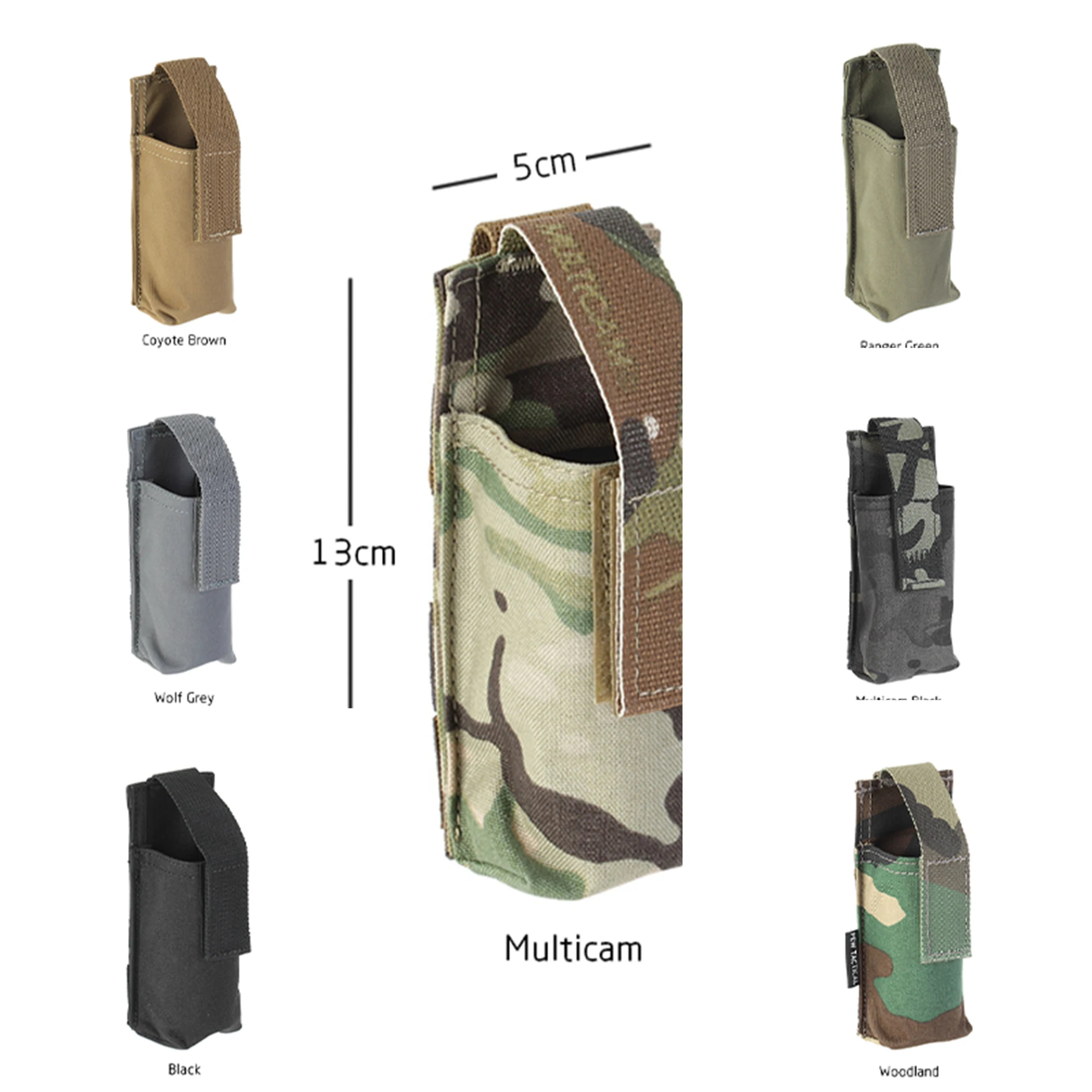 Bolsa táctica MOLLE para equipo de airsoft