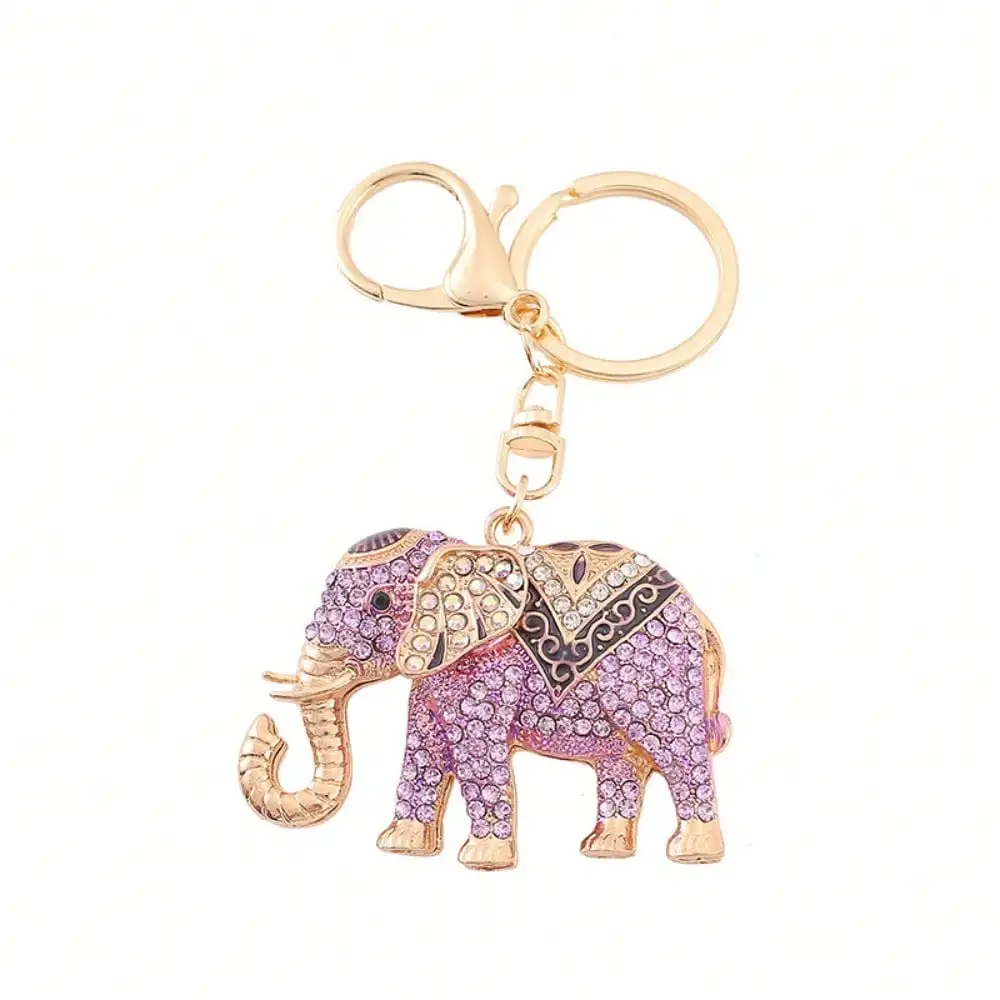 Hanban llavero metal diamantes de imitación elefante – Navidad