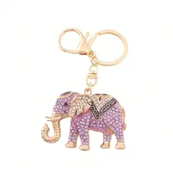 Hanban llavero metal diamantes de imitación elefante – Navidad