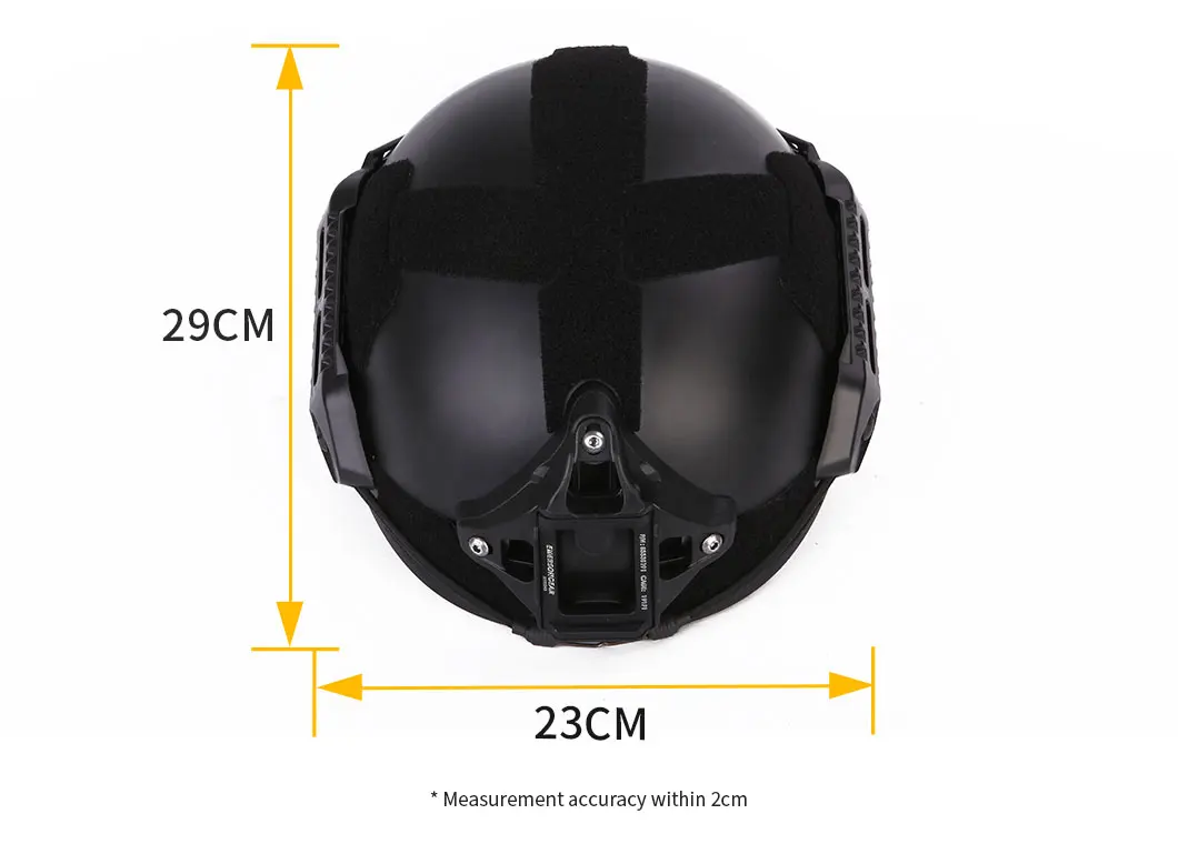 Casco en uso táctico